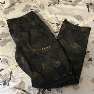 YoungLA for her camo cargo pants